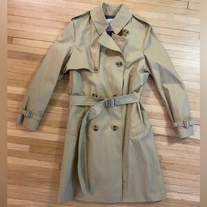 NWT Mango Cotton Trench Coat Large